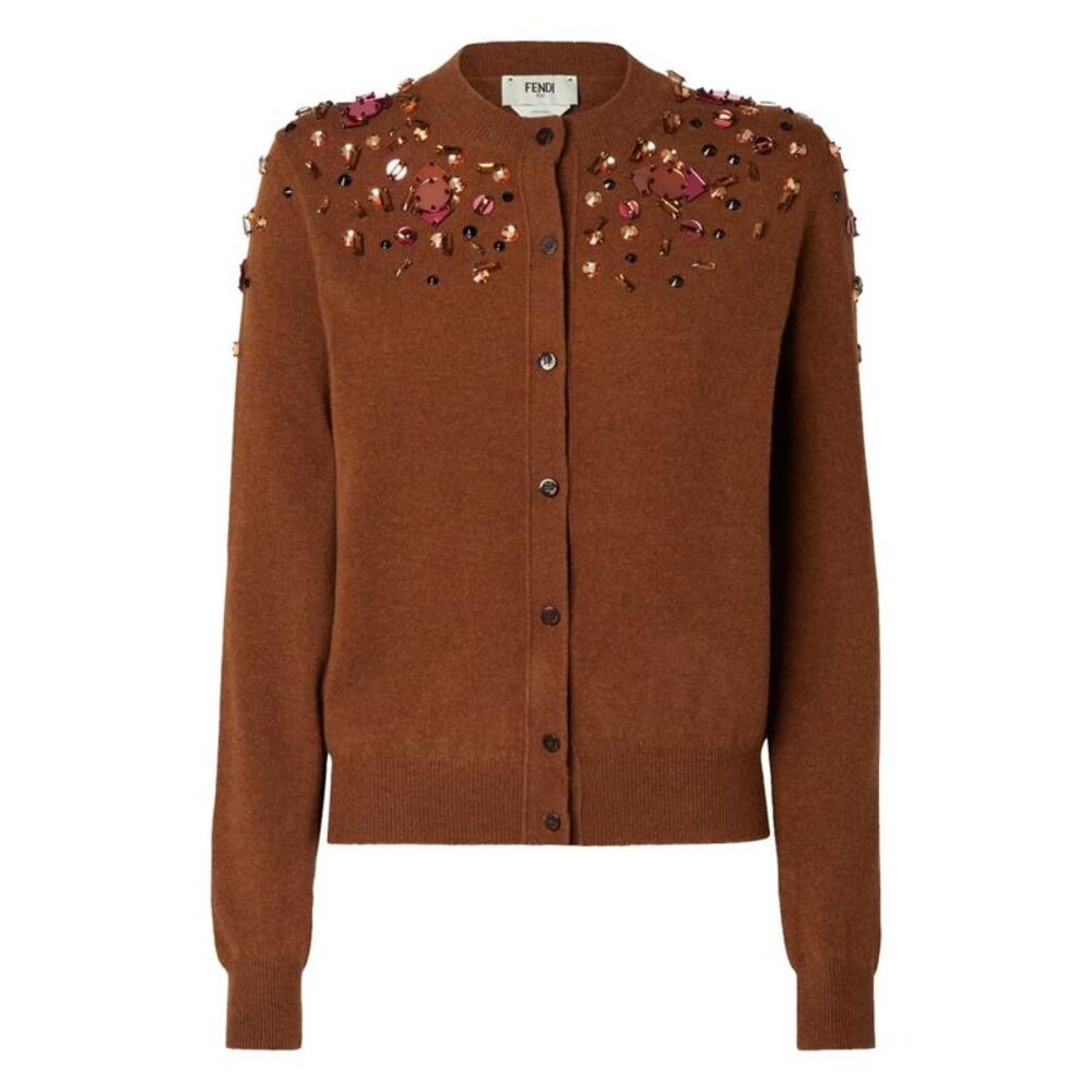 Fendi Women Fendi Women Sequined Cardigan